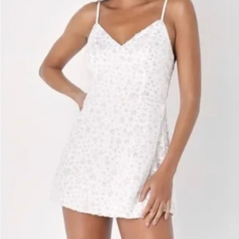 Lulus sequin romper
